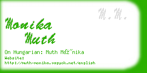 monika muth business card
